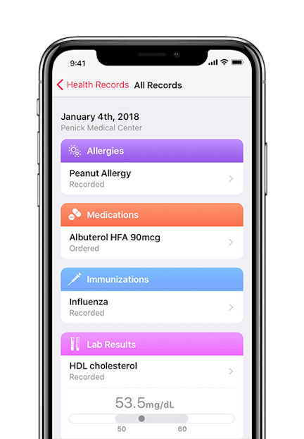 Apple health records 2