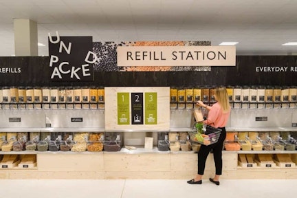 Waitrose unpacked refill station